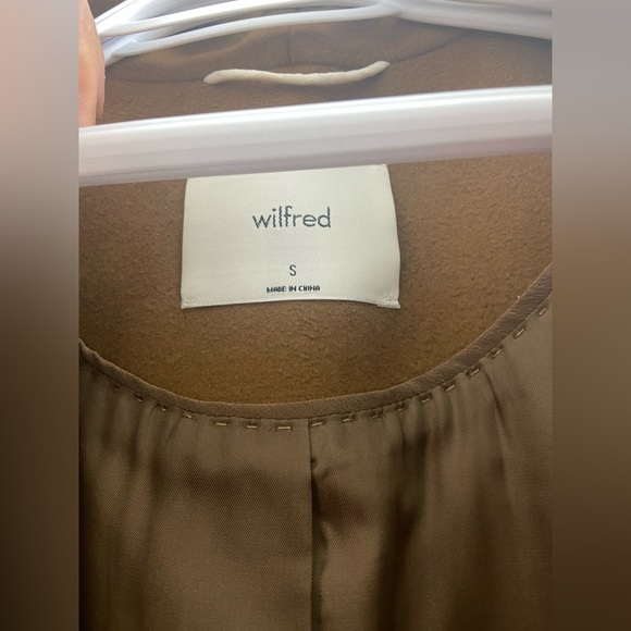 Woman’s Wilfred cashmere size small brown coat - Picture 3 of 7